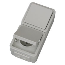 LK OPUS® 73 stikkontakt med afbryder